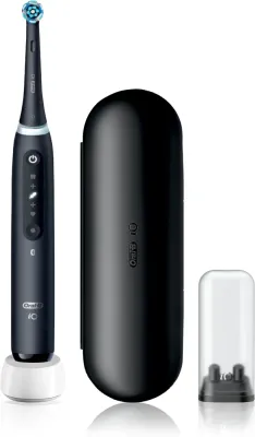 Электрическая зубная щётка Oral-B iO5 Matte Black магнитная, датчик давления, 1 шт Matt Black