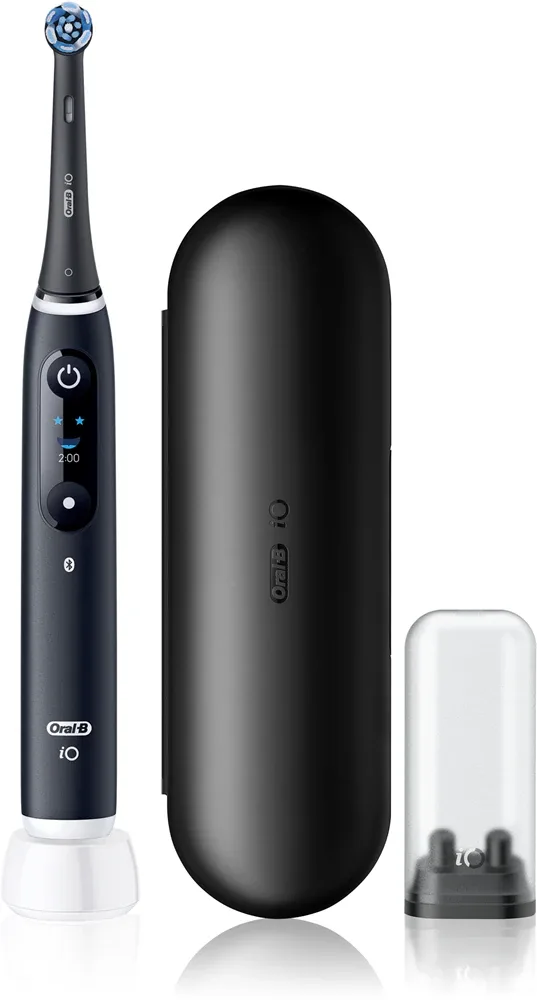 Электрическая зубная щётка Oral-B iO6 Black Onyx магнитная, с приложением, 1 шт Black Onyx