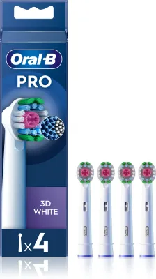 Сменные насадки Oral-B PRO 3D White для электрической щётки, отбеливающие, 4 шт