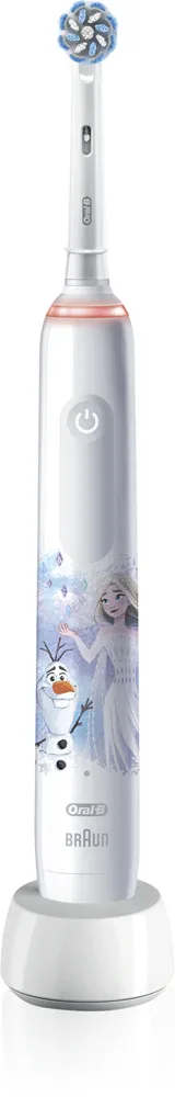 Электрическая зубная щётка детская Oral-B PRO Junior 6+ с приложением Disney Magic Timer, от 6 лет, 1 шт Frozen
