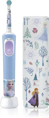 Электрическая зубная щётка Oral-B PRO Kids 3+ Frozen для детей от 3 лет, с чехлом, 1 шт dla dzieci Frozen
