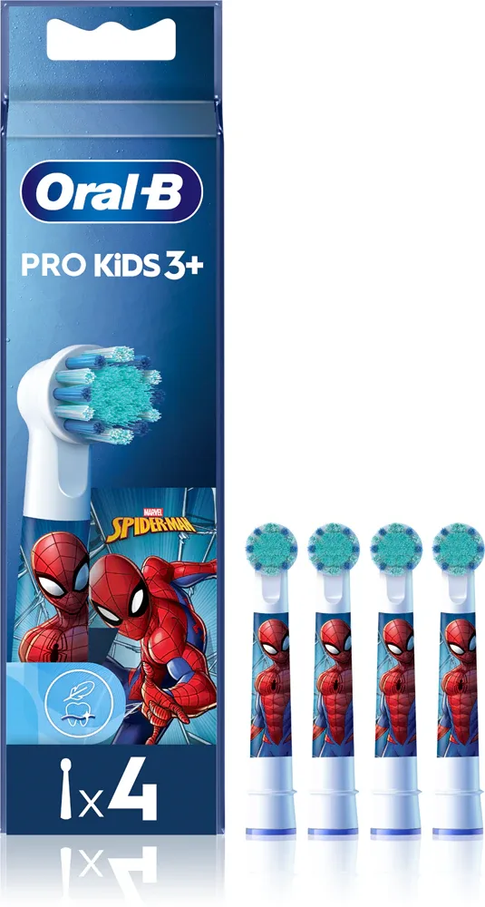 Сменные насадки Oral-B PRO Kids 3+ для детской электрической щётки, 4 шт