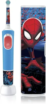 Электрическая зубная щётка Oral-B PRO Kids 3+ Spiderman для детей, с чехлом, 1 шт dla dzieci