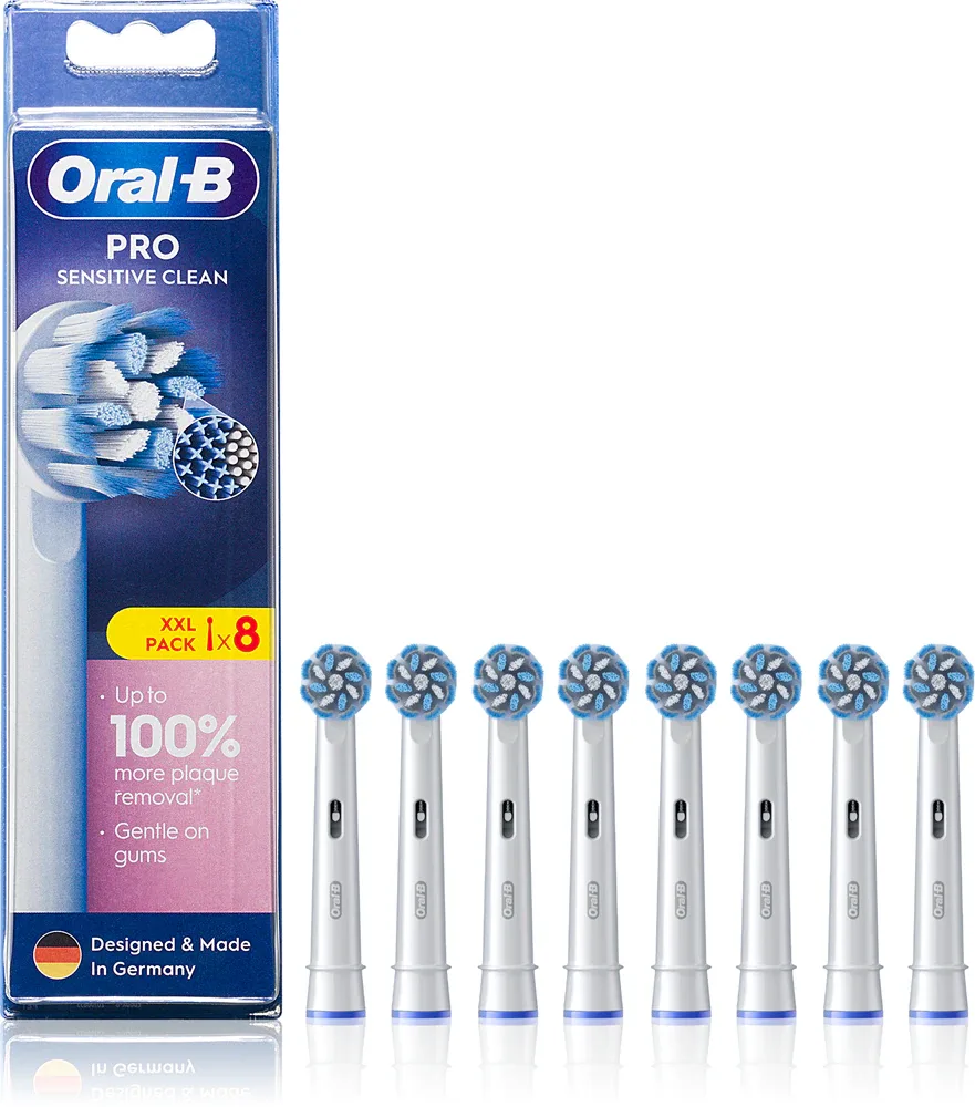 Сменные насадки Oral-B PRO Sensitive Clean для чувствительных дёсен, 8 шт
