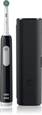 Электрическая зубная щётка Oral-B Pro Series 1 Black с дорожным футляром, 1 шт
