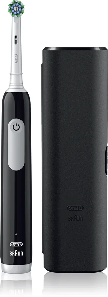 Электрическая зубная щётка Oral-B Pro Series 1 Black с дорожным футляром, 1 шт