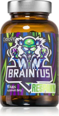 БАД OstroVit Braintus Respawn с магнием и мелатонином, 90 капсул