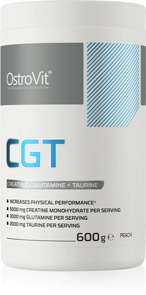 БАД OstroVit CGT с креатином, глютамином и таурином, 600 г smak Peach