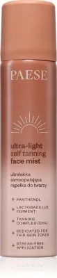 Спрей-автозагар для лица Paese Ultra-light Self Tanning Face Mist для чувствительной кожи, 75 мл