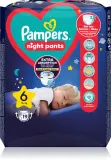 Ночные подгузники-трусики Pampers Night Pants Size 6 сверхвпитывающие, до 12 часов, 19 шт 13+ kg — фото 1