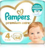 Подгузники Pampers Premium Care Size 4 со слоем DermaComfort, до 12 часов, 34 шт — фото 1