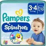 Подгузники для плавания Pampers Splashers 3-4 с рисунком Baby Shark, 12 шт 6-11 кг — фото 1