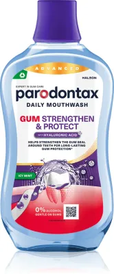 Ополаскиватель Parodontax Strengthen and Protect Icy Mint мятный, 500 мл