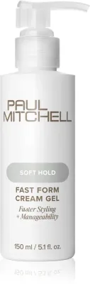 Крем-гель для укладки волос Paul Mitchell Soft Hold Fast Form Cream Gel лёгкая фиксация, с маслом ши, 150 мл