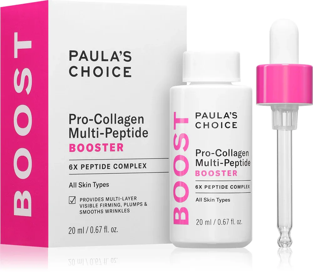 Сыворотка для лица Paula's Choice Pro-Collagen Multi-Peptide Booster с пептидами, для шеи и декольте, 20 мл