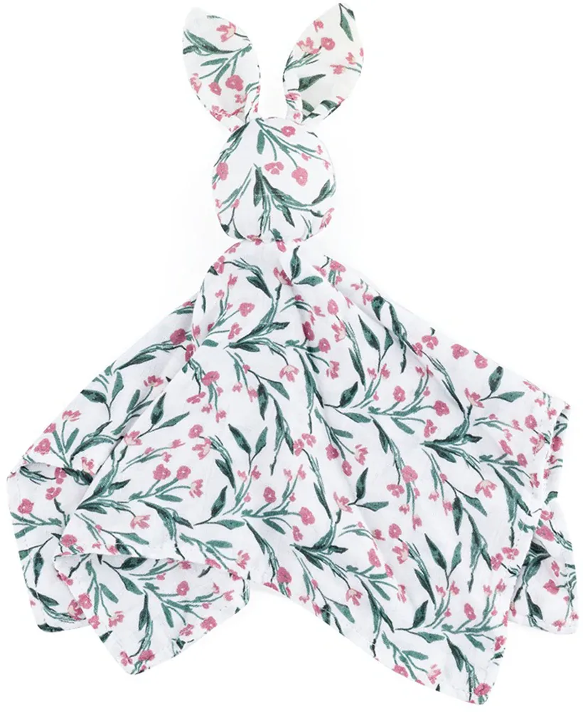 Petite&Mars Hugo Bamboo Comforter - Игрушка-обнимашка Petite Mars Hugo Bamboo Comforter для сна, для новорождённых, 1 шт Pink Meadow, 1 шт