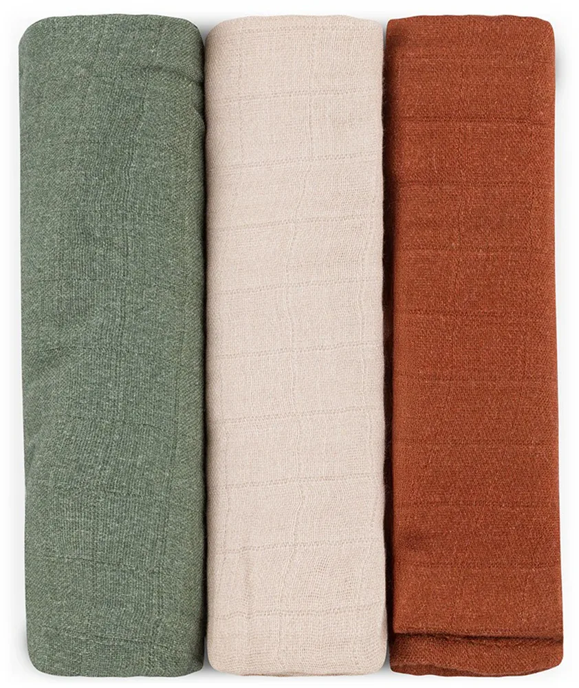 Petite&Mars Moussy - Многоразовые подгузники Petite Mars Moussy с принтом, для комфортной сухости, 3 шт Earth Tones 68 x 68 cm, 3 шт