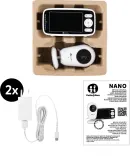 Petite&Mars NANO 4.0 - Видеоняня Petite Mars NANO 4.0 с дисплеем HD, дальность 300 м, 1 шт — фото 6