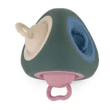 Petite&Mars Pop Up Triangle 10m+ - Грызак Petite Mars Pop Up Triangle 10m+ сенсорный, для дёсен, бирюзовый Misty Green, 1 шт — фото 2