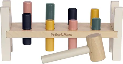 Petite&Mars Big Bang Wood of Mars - Деревянная игрушка сенсорная Petite Mars Big Bang Wood of Mars складная, 1 шт 12 m+, 1 шт