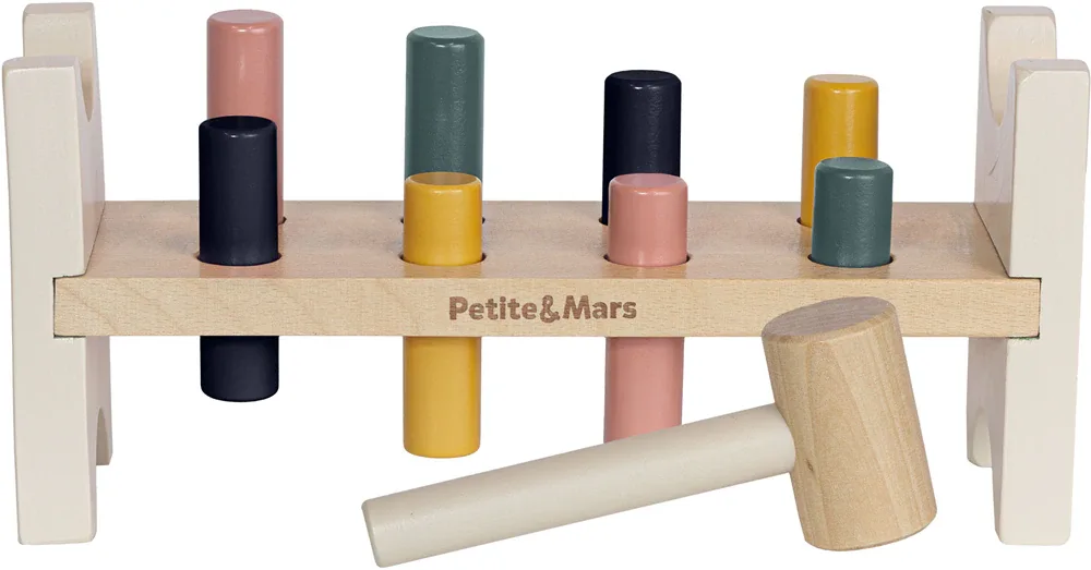 Petite&Mars Big Bang Wood of Mars - Деревянная игрушка сенсорная Petite Mars Big Bang Wood of Mars складная, 1 шт 12 m+, 1 шт