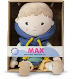 Petite&Mars Cuddly Toy Max - Мягкая игрушка сенсорная Petite Mars Cuddly Toy Max для объятий, 35 см, 35 см — фото 1