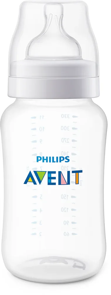 Бутылочка для кормления Philips Avent Anti-colic SCY106/01, антиколиковая, 330 мл 3 m+