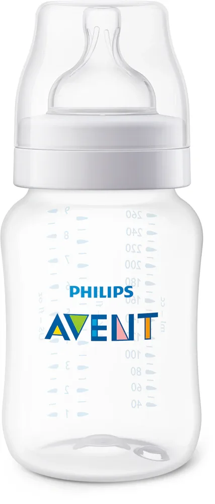 Бутылочка для кормления Philips Avent Anti-colic SCY103/01, антиколиковая, 260 мл 1 m+