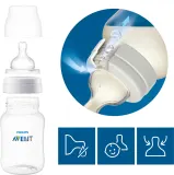 Бутылочка для кормления Philips Avent Anti-colic SCY103/01, антиколиковая, 260 мл 1 m+ — фото 3