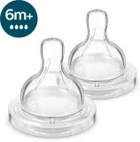 Соска для бутылочки Philips Avent Anti-colic SCY764/02, 2 шт 6 m+ Fast Flow — фото 1