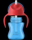 Кружка с трубочкой Philips Avent Bendy Straw SCF796/01, с 9 месяцев, непроливающаяся, 200 мл Blue — фото 2