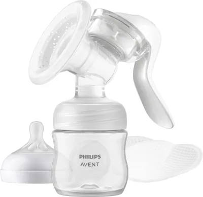 Молокоотсос ручной Philips Avent Breast Pumps SCF430/10, с бутылочкой 118 мл 0-3 m