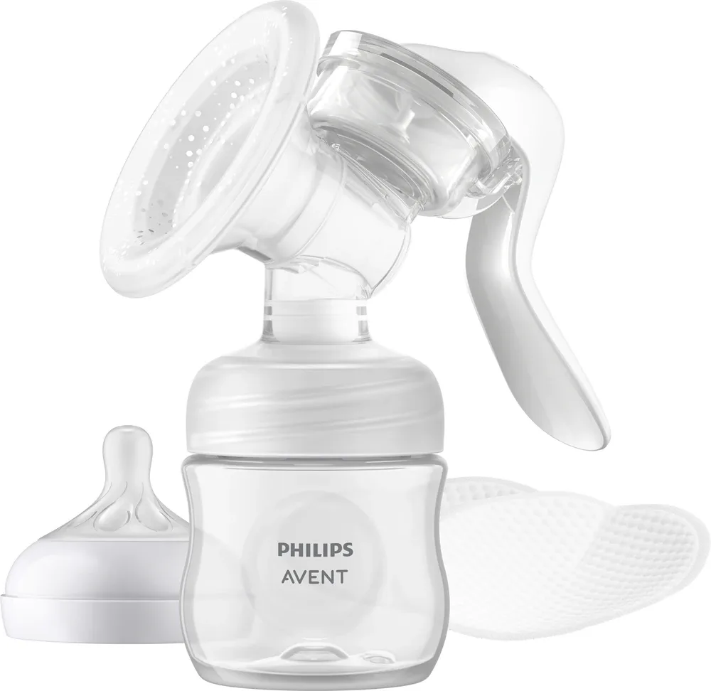 Молокоотсос ручной Philips Avent Breast Pumps SCF430/10, с бутылочкой 118 мл 0-3 m