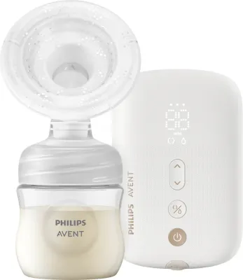 Молокоотсос электрический Philips Avent Breast Pumps Premium SCF396/31, аккумуляторный, с бутылочкой 125 мл