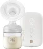 Молокоотсос электрический Philips Avent Breast Pumps Premium SCF396/31, аккумуляторный, с бутылочкой 125 мл — фото 1