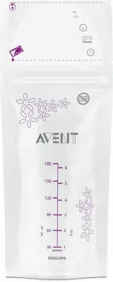 Пакеты для хранения молока Philips Avent Breast Milk Bags SCF603/25 без BPA, 25 × 180 мл