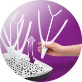 Сушилка для бутылочек Philips Avent Drying Rack SCF149/00 до 8 бутылочек, для бутылочек до 330 мл, 1 шт — фото 4
