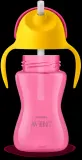 Кружка с трубочкой Philips Avent Bendy Straw SCF798/02, с 12 месяцев, непроливающаяся, 300 мл Pink — фото 2