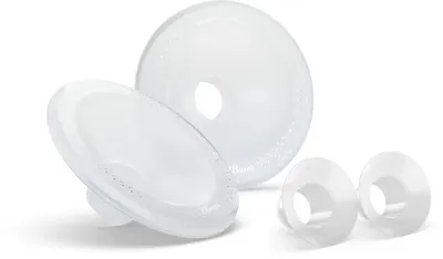 Накладки на грудь для молокоотсоса Philips Avent Hands-Free Premium Plus SCF552/11, с технологией SkinSense, 28 мм и 26 мм, 4 шт