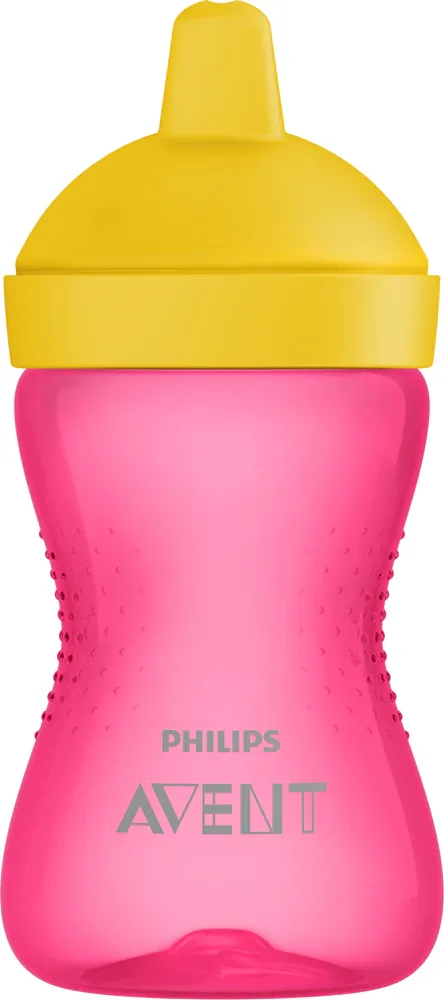 Кружка детская Philips Avent My Grippy SCF804/04, с 18 месяцев, непроливающаяся, 300 мл Pink