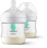 Бутылочки для кормления Philips Avent Natural Response AirFree SCY670/02, с клапаном AirFree, 2×125 мл 0-3 m — фото 1