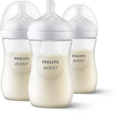 Бутылочки для кормления Philips Avent Natural Response SCY903/03, поток 3, с 1 месяца, 3×260 мл 3-6 m