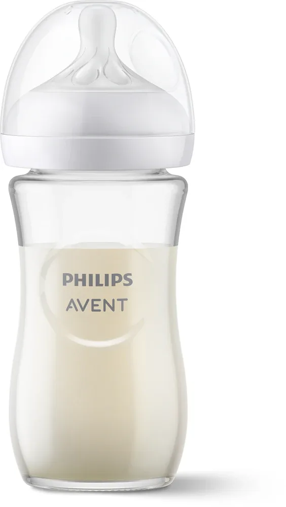 Бутылочка для кормления Philips Avent Natural Response Glass SCY933/01, стеклянная, 240 мл 3-6 m
