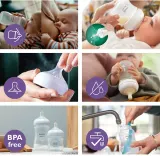 Бутылочка для кормления Philips Avent Natural Response Glass SCY933/01, стеклянная, 240 мл 3-6 m — фото 6
