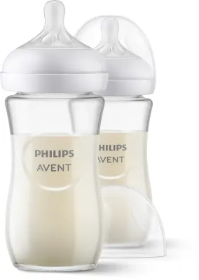 Бутылочки для кормления Philips Avent Natural Response SCY933/02, поток 3, с 1 месяца, 2×240 мл 3-6 m