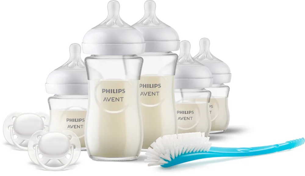 Подарочный набор для новорождённого Philips Avent Natural Response Set SCD879/11, бутылочки и пустышки