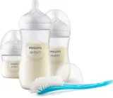 Подарочный набор для новорождённого Philips Avent Natural Response Set SCD837/12, бутылочки и щёточка — фото 1