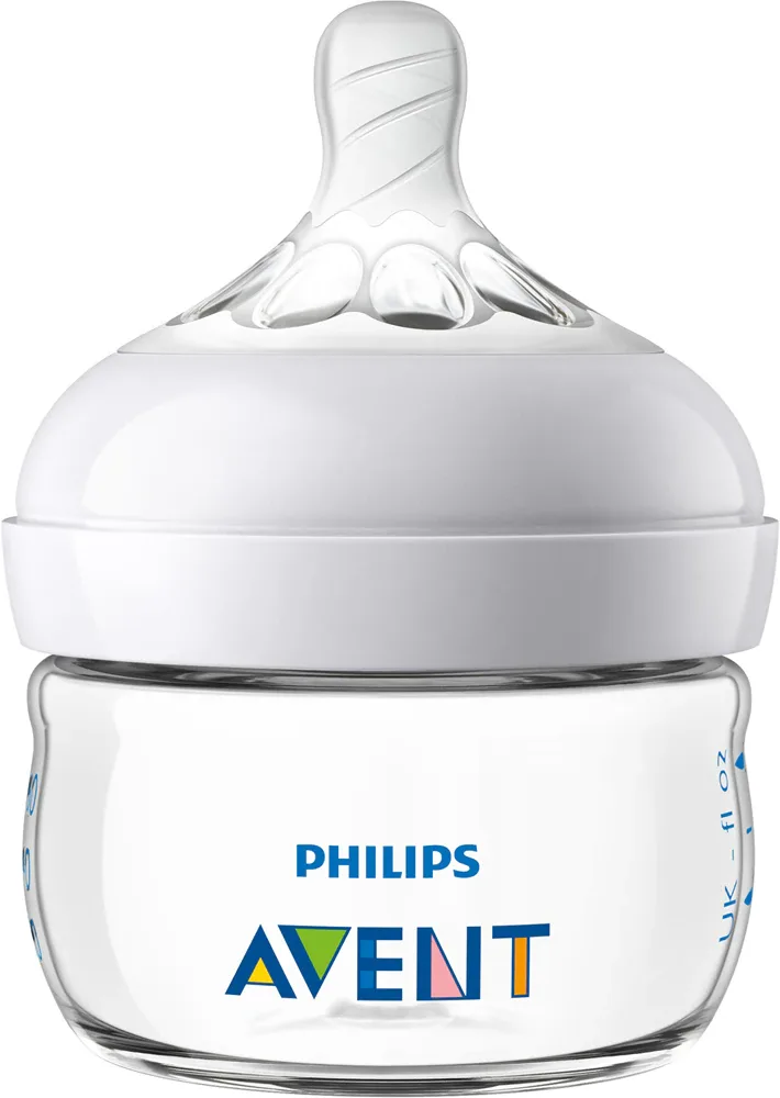 Бутылочка для кормления Philips Avent Natural SCF039/17, 60 мл First Flow, 0 m