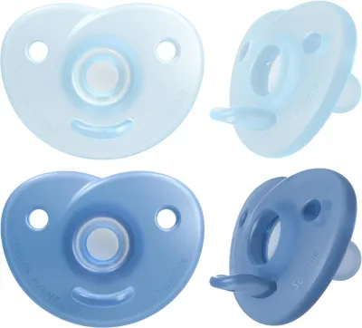 Пустышка Philips Avent Soothie SCF099/26 голубая, силиконовая, 0-6 мес., 2 шт Boy