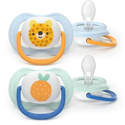 Пустышка Philips Avent Ultra Air SCF080/23 0-6 m, 0–6 месяцев, 2 шт Boy